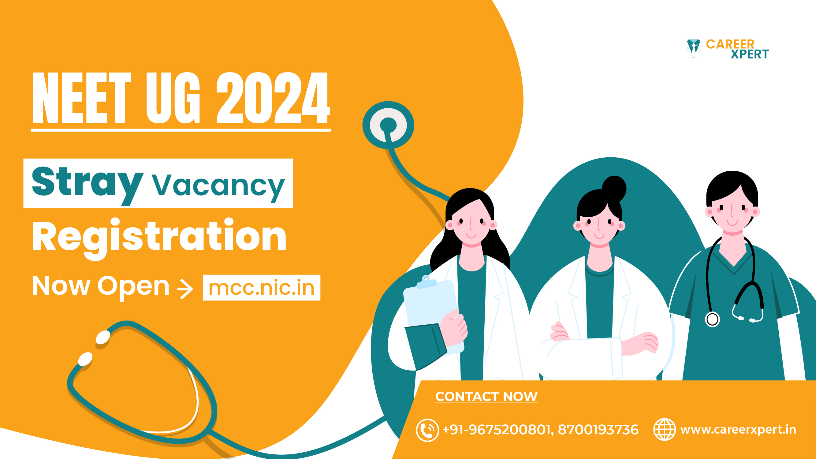 NEET UG 2024 Stray Vacancy Registration Now Open at mcc.nic.in: View ...
