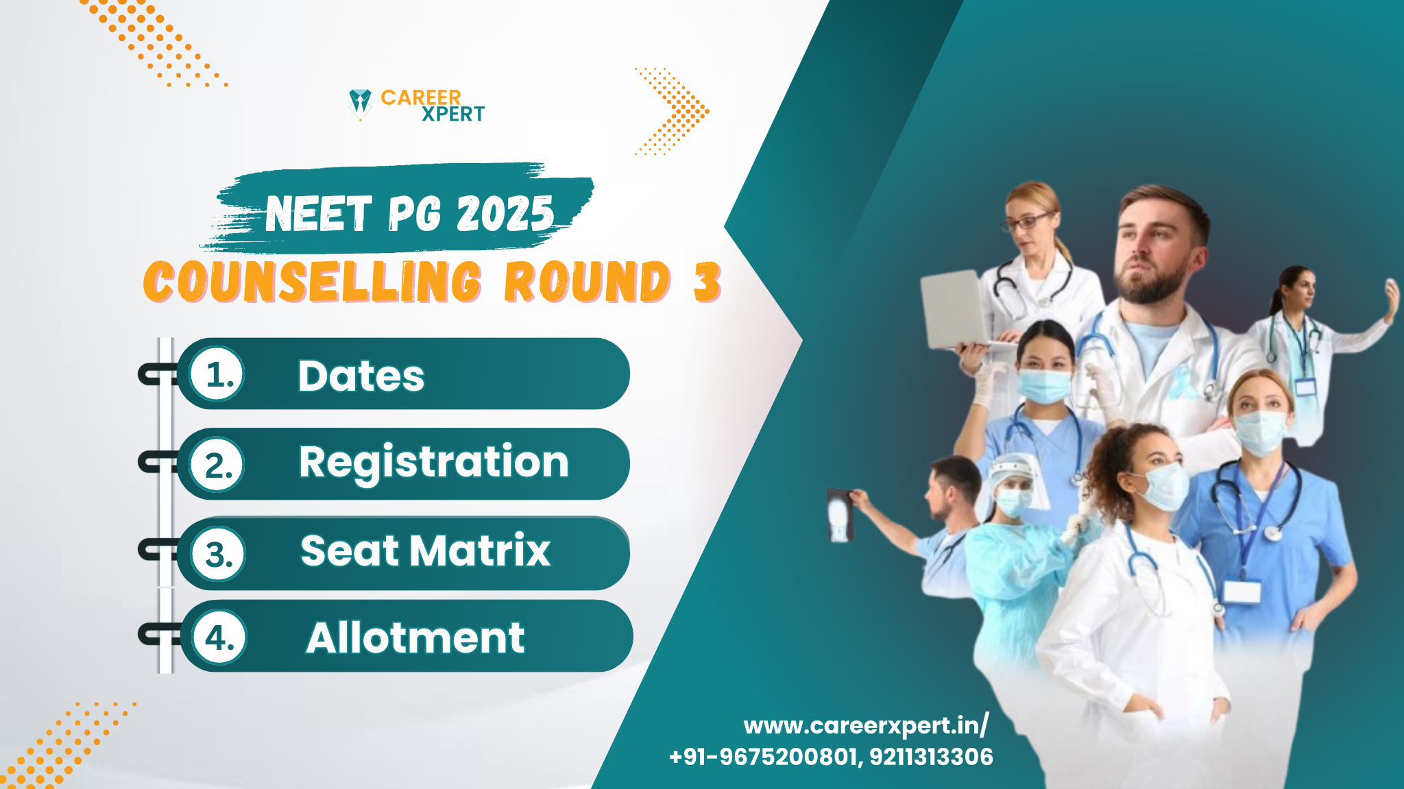 NEET PG 2025 Counselling Round 3 Schedule & MCC Updates