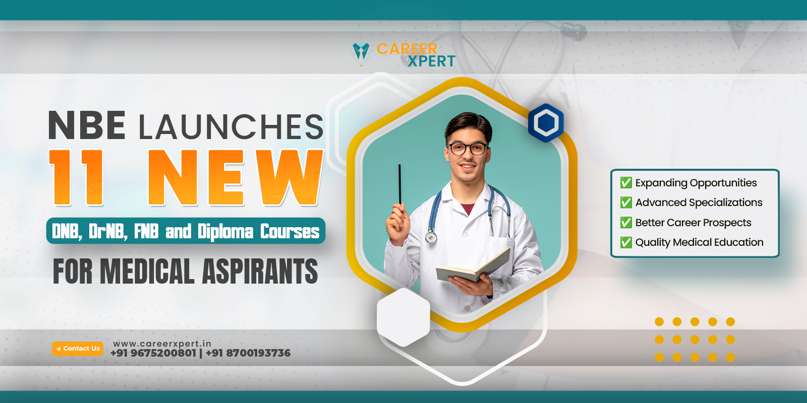 NBE Launches 11 New Medical Courses: Check Full List